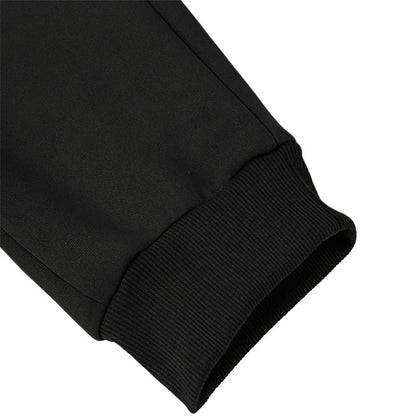 Unisex Jogginghose mit Bergmotiv, elastischer Bund, Kordelzug, Bündchen