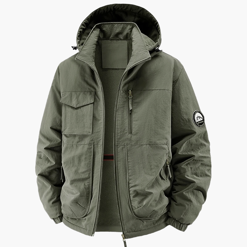 Herren Outdoor Winterjacke mit Kapuze – Winddichte Freizeitjacke für Abenteuer und Alltag