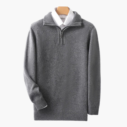 Herren Halbzip Strickpullover – Klassischer Komfort für Alltag und Freizeit