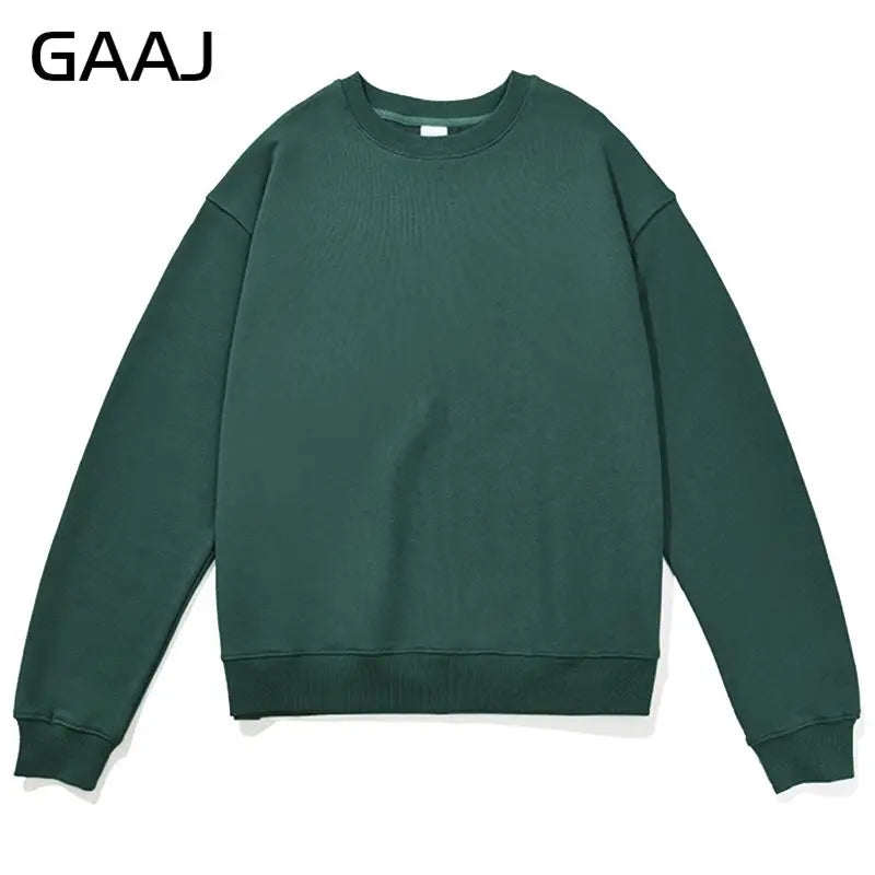 Unisex Langarm Sweatshirt Rundhals Basic Pullover