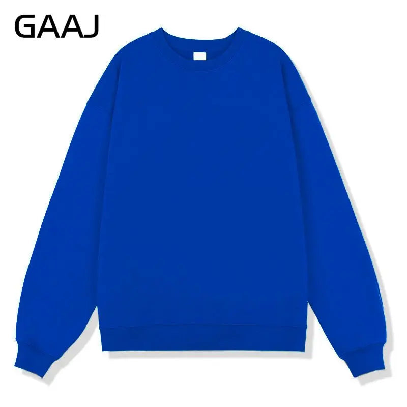 Unisex Langarm Sweatshirt Rundhals Basic Pullover