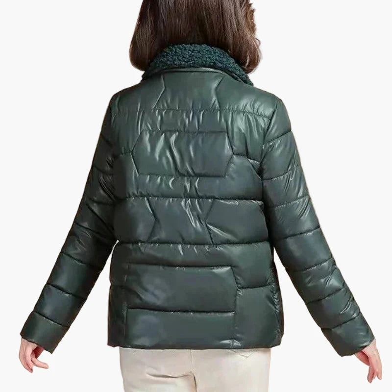 Damen Winter Steppjacke mit Kuschelkragen – Modische Freizeitjacke für kalte Tage