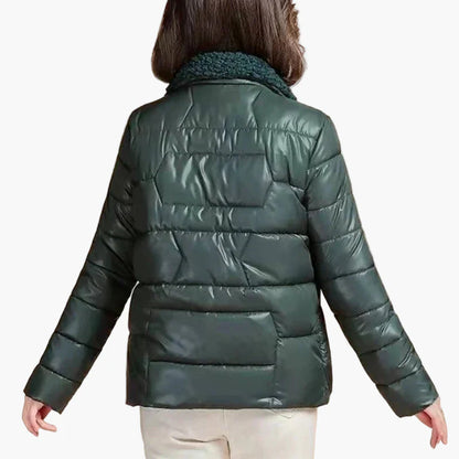 Damen Winter Steppjacke mit Kuschelkragen – Modische Freizeitjacke für kalte Tage
