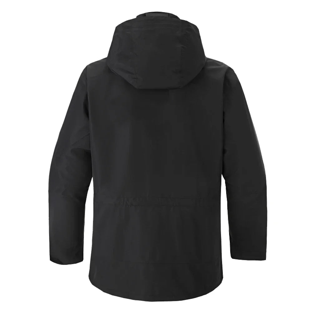 Herren Outdoorjacke Tarnmuster mit Kapuze & Reißverschluss, gefüttert