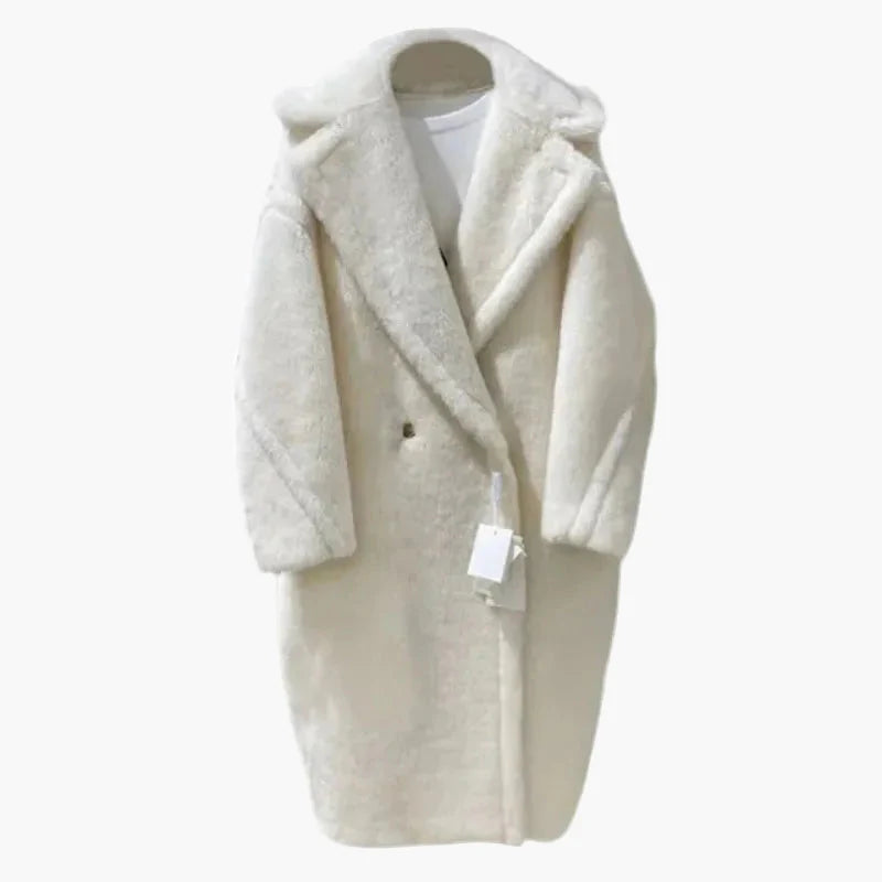 Damen Oversize Wintermantel im luxuriösen Kunstfell-Look – Eleganter Style für kalte Tage