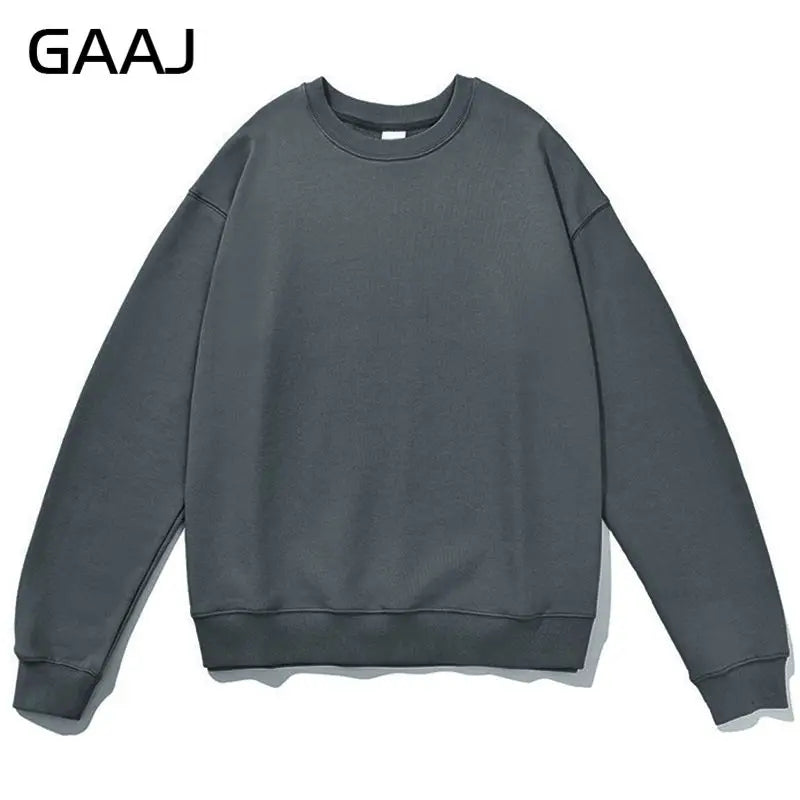 Unisex Langarm Sweatshirt Rundhals Basic Pullover