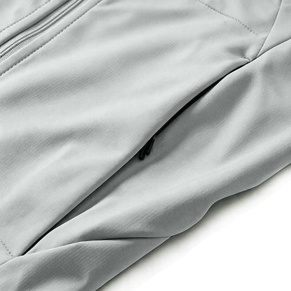 Unisex Outdoorjacke mit Kapuze winddicht wasserabweisend wärmend