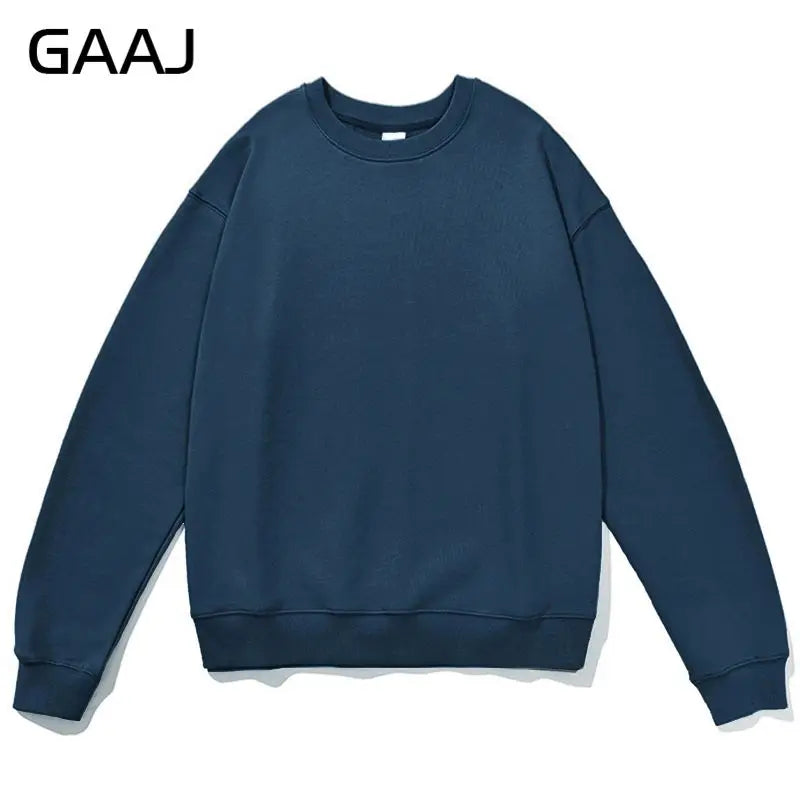 Unisex Langarm Sweatshirt Rundhals Basic Pullover