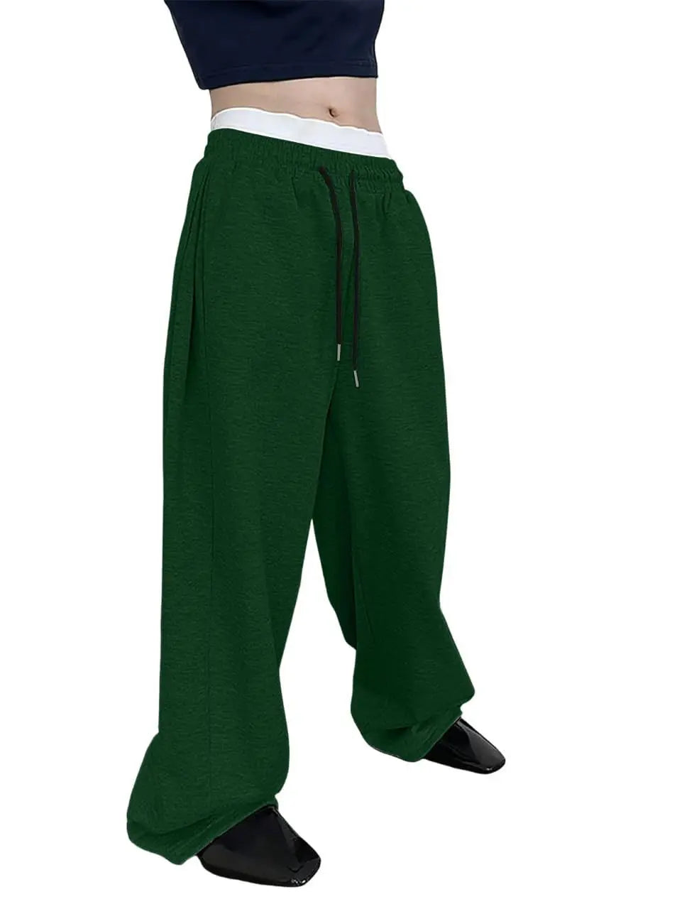 Unisex Jogginghose Schwarz – Bequeme Freizeithose mit Kordelzug und Seitentaschen