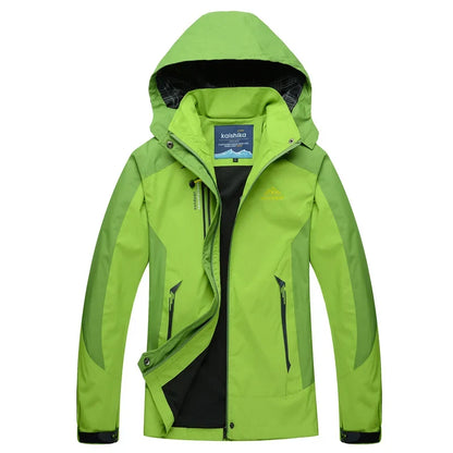 Damen Outdoorjacke mit Kapuze – Mehrfarbig
