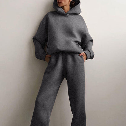 Damen Zweiteiliges Lounge- & Freizeitset mit Hoodie und Jogginghose