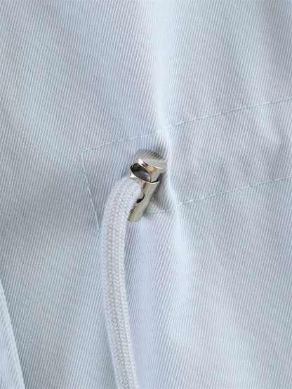 Damen Jacke mit Stehkragen & Tunnelzug Hellblau