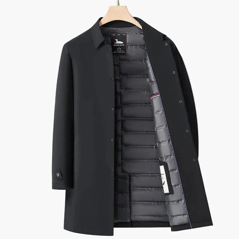 Herren Steppmantel Eleganter Business-Look Übergangsjacke