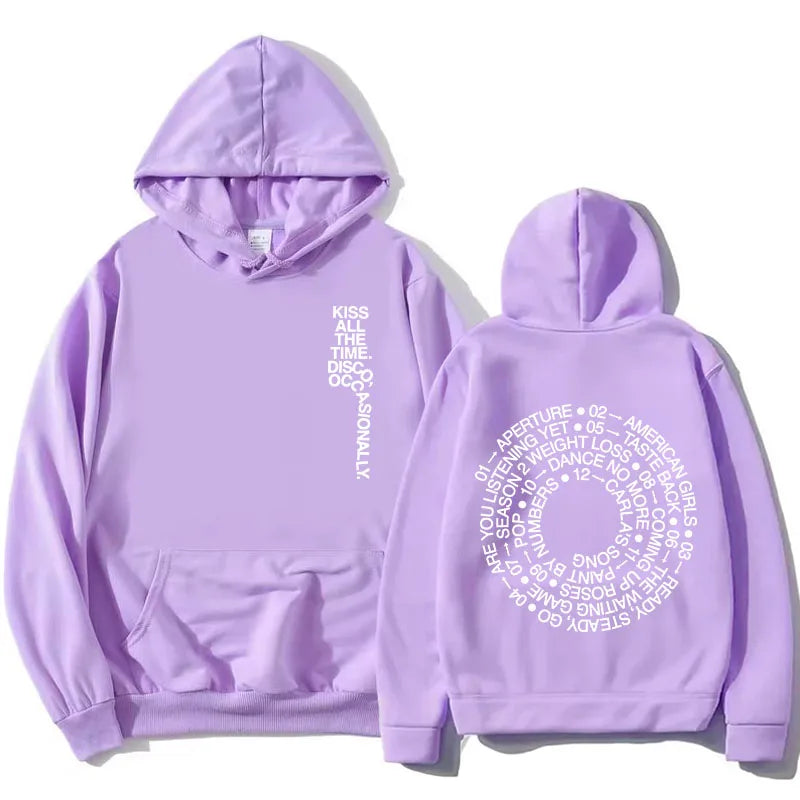 Unisex Kapuzenpullover mit aufgedrucktem Text und Motiv
