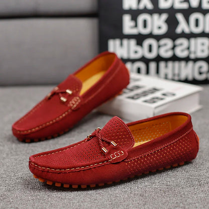 Herren Mokassin Loafer – Eleganter Freizeit- und Business-Slipper, Atmungsaktiv, Bequem