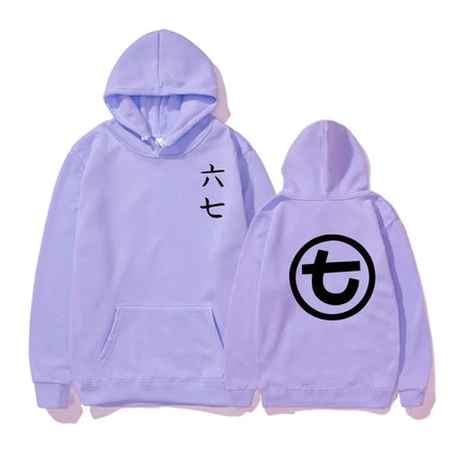 Unisex Kapuzenpullover mit Kängurutasche und Front-/Rückenprint