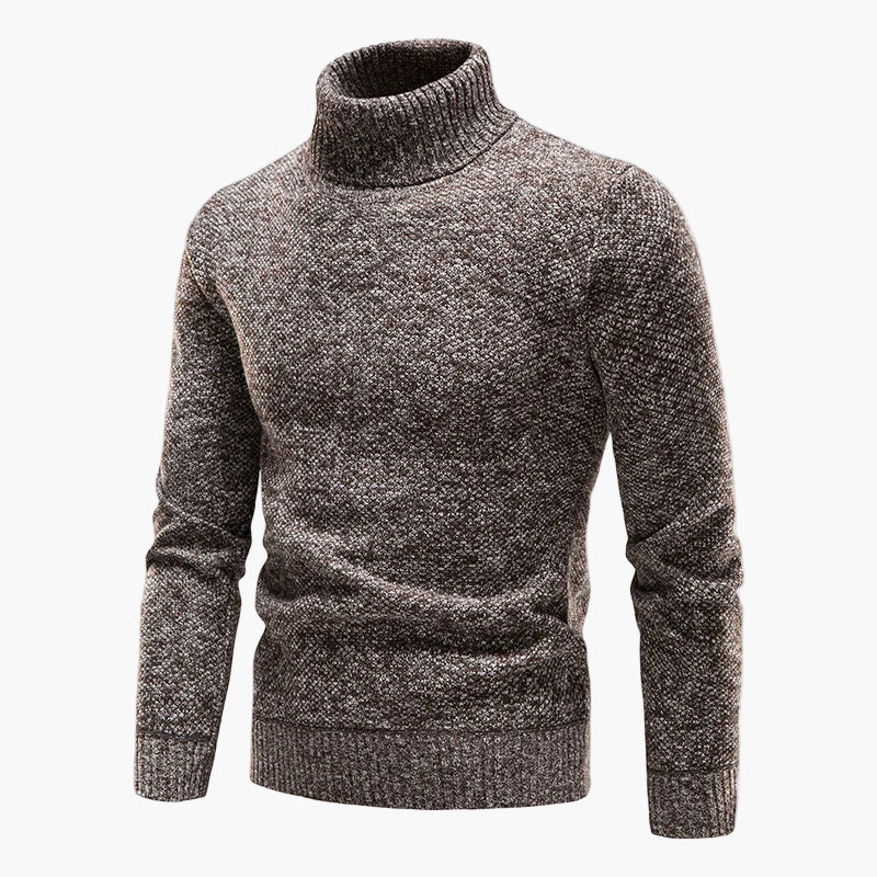 Herren Rollkragenpullover Strick Modern Freizeit Winter Elegant