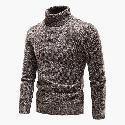 Herren Rollkragenpullover Strick Modern Freizeit Winter Elegant
