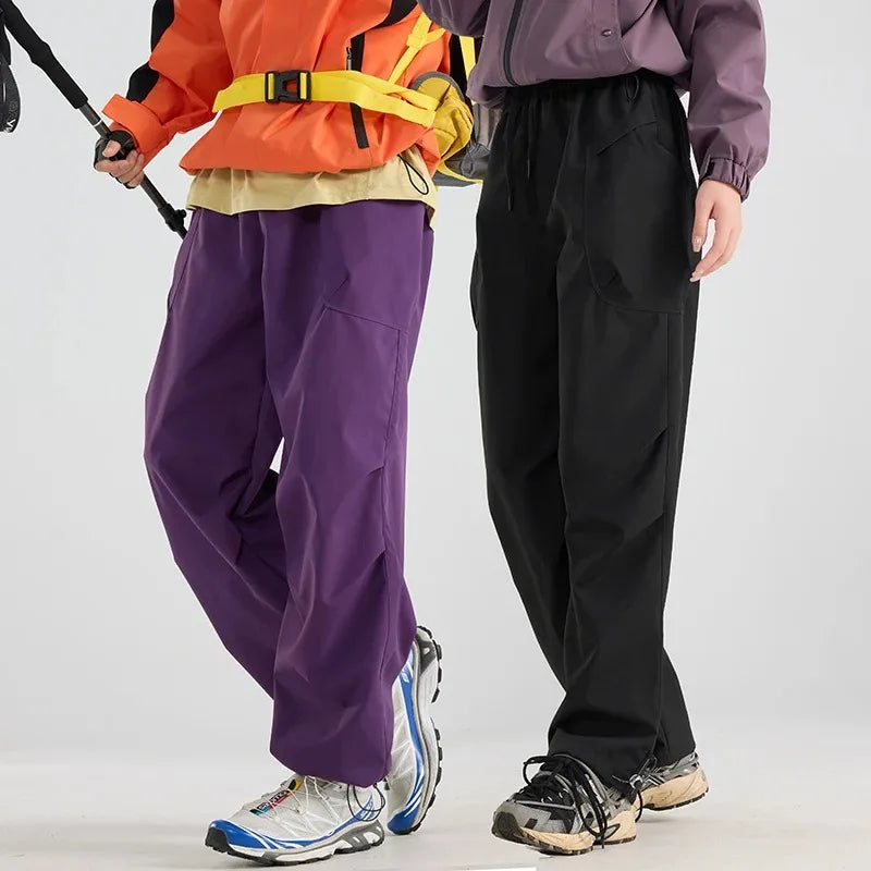 Unisex 3-in-1-Hose mit Fleecefutter, Kordelzug und elastischem Bund