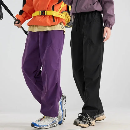 Unisex 3-in-1-Hose mit Fleecefutter, Kordelzug und elastischem Bund