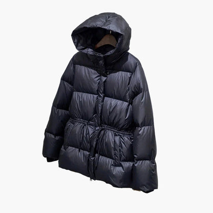 Damen Winter Steppjacke mit Kapuze – Warmer Outdoor Casual Mantel