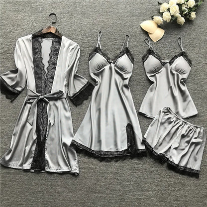 Elisa - Edles Nachtwäsche Set aus Satin