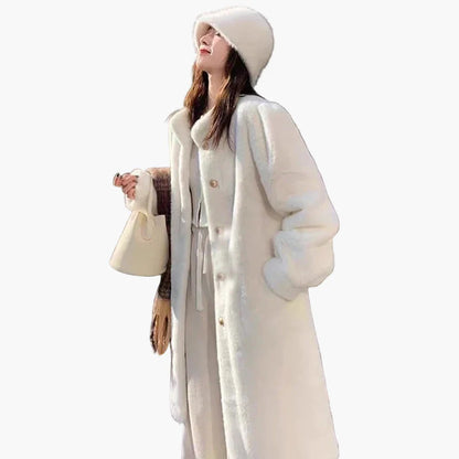 Damen Luxus Wintermantel Eleganter Klassischer Stil für Alltag und besondere Anlässe
