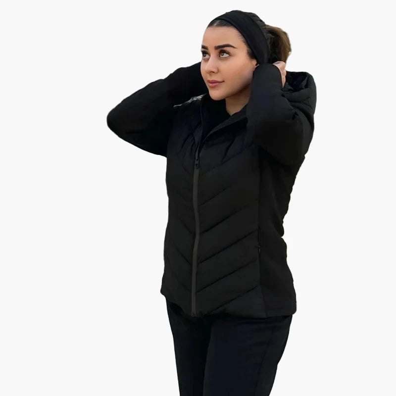 Damen Steppjacke mit Kapuze – Alltag & Outdoor, Komfortabler Schnitt