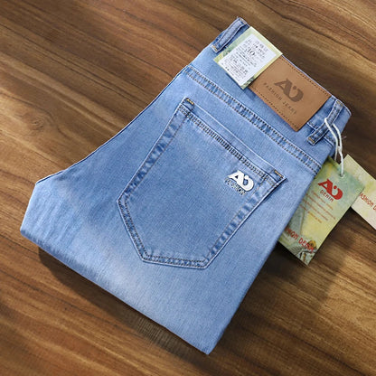 Herren Jeans Hose Straight Fit Denim Regular Casual