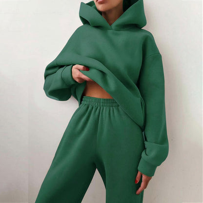Damen Zweiteiliges Lounge- & Freizeitset mit Hoodie und Jogginghose