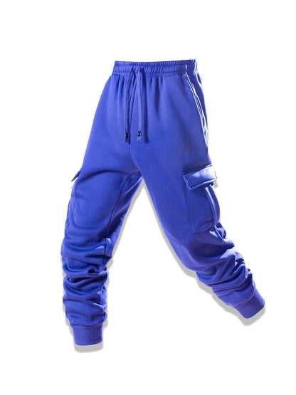 Unisex Cargo Jogginghose mit Taschen und Kordelzug