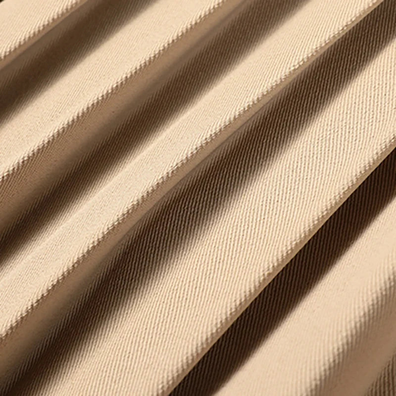 Damen Trenchcoat mit Faltenrock-Detail, beige