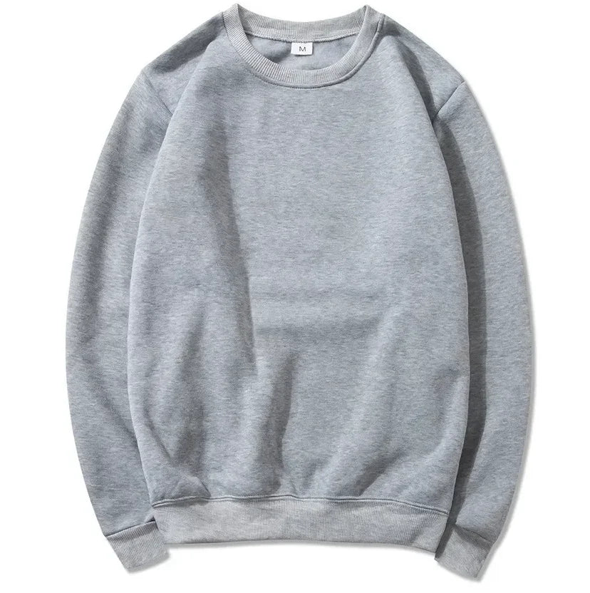 Unisex Langarm Sweatshirt Pullover Rundhalsausschnitt Freizeit