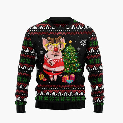 Herren Ugly Christmas Sweater – Lustiger Weihnachtspullover mit Spruch und Motiv, ideal für Weihnachtsfeiern