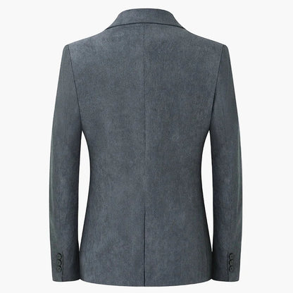Herren Cord Sakko Blazer Klassisch Elegant für Büro und Freizeit