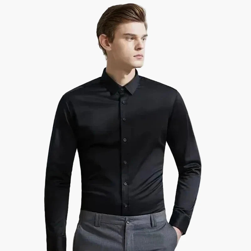 Herren Business Stretch Hemd – Eleganter Stil, Bequeme Passform, Ideal für Büro & Alltag