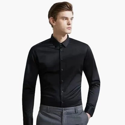 Herren Business Stretch Hemd – Eleganter Stil, Bequeme Passform, Ideal für Büro & Alltag