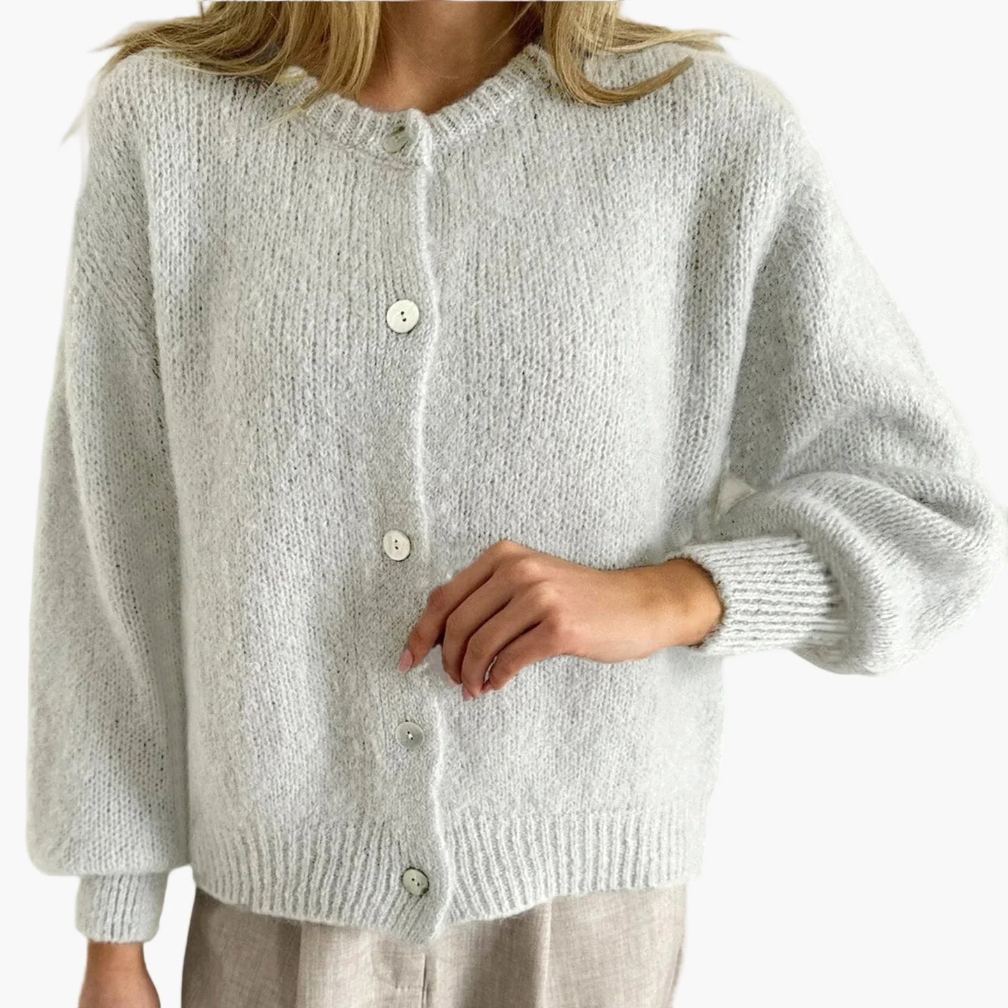 Damen Strickcardigan im lässigen Stil für Alltag und Freizeit