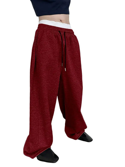 Unisex Jogginghose Schwarz – Bequeme Freizeithose mit Kordelzug und Seitentaschen