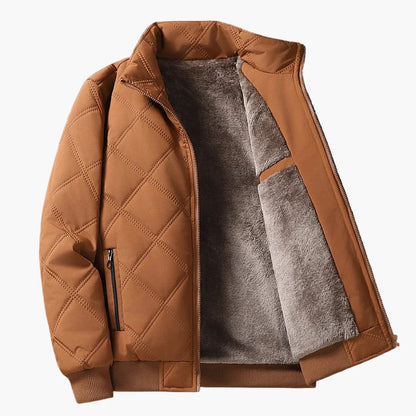 Herren Steppjacke mit Fleecefutter – Stilvolle Übergangsjacke für Alltag und Outdoor