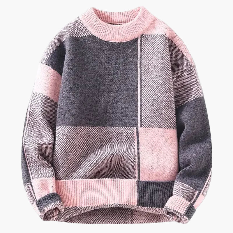 Herren Pullover im Retro-Style – Lässiger Strickpullover für Alltag und Freizeit