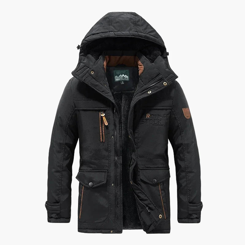 Herren Winter Outdoor Parka mit Kapuze – Warme Freizeitjacke für kalte Tage