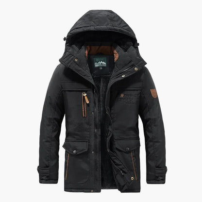 Herren Winter Outdoor Parka mit Kapuze – Warme Freizeitjacke für kalte Tage