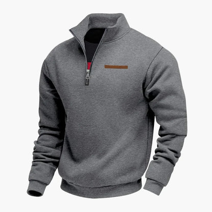 Herren Halbzip-Fleece Pullover – Bequemer Casual-Style für Reisen und Alltag