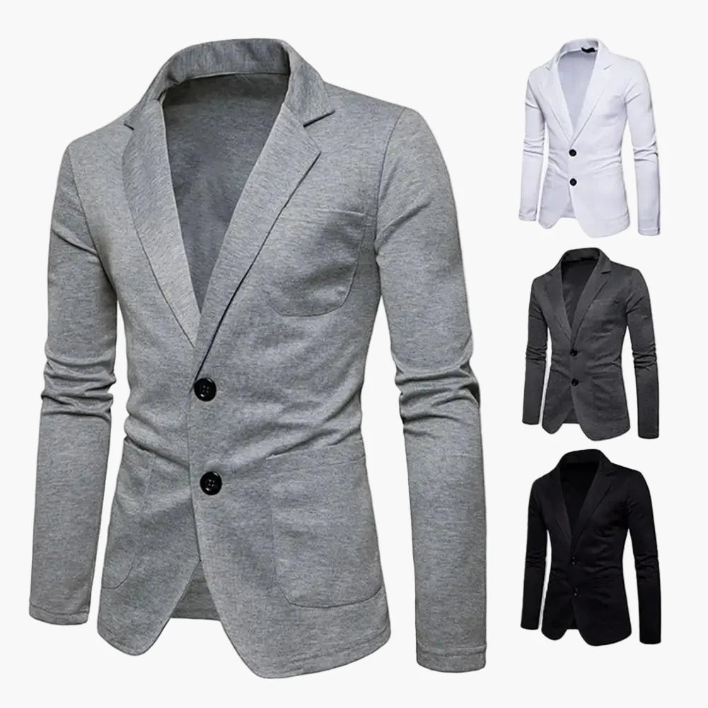 Herren Slim Fit Blazer – Eleganter Freizeit Sakko für Business & Alltag