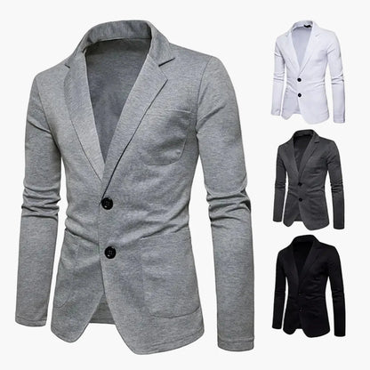 Herren Slim Fit Blazer – Eleganter Freizeit Sakko für Business & Alltag