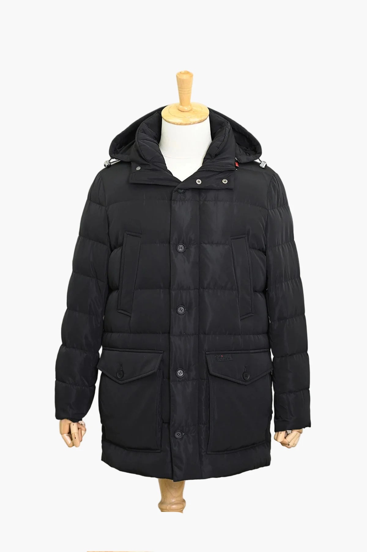 Herren Winter Steppmantel mit Kapuze – Eleganter Outdoor Parka für kalte Tage