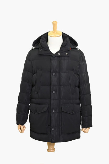 Herren Winter Steppmantel mit Kapuze – Eleganter Outdoor Parka für kalte Tage