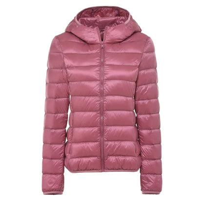 Damen Steppjacke mit Kapuze – Leichte Outdoorjacke für Alltag & Freizeit
