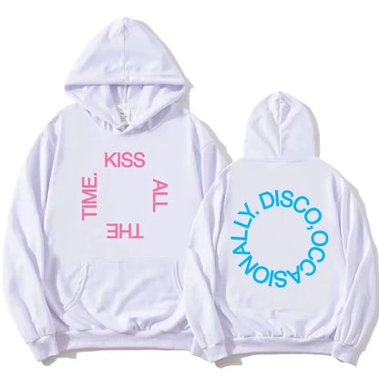 Unisex Kapuzenpullover mit aufgedrucktem Text und Motiv